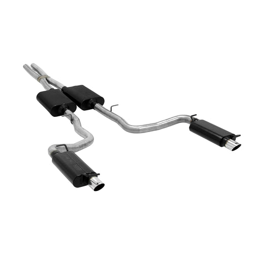 American Thunder Cat-Back Exhaust System 2015-2023 Dodge Challenger Sxt With 3.6L Engine Aggressive To Moderate Sound Flowmaster