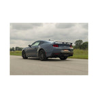 Outlaw Axle-Back Exhaust System Fits 2024-2026 Ford Mustang Gt 5.0-Liter And Ecoboost 2.3-Liter, Outlaw Axle-Back 3.0-Inch Stainless Steel Exhaust System, 4.0-Inch Black Tips With No Valves Flowmaster