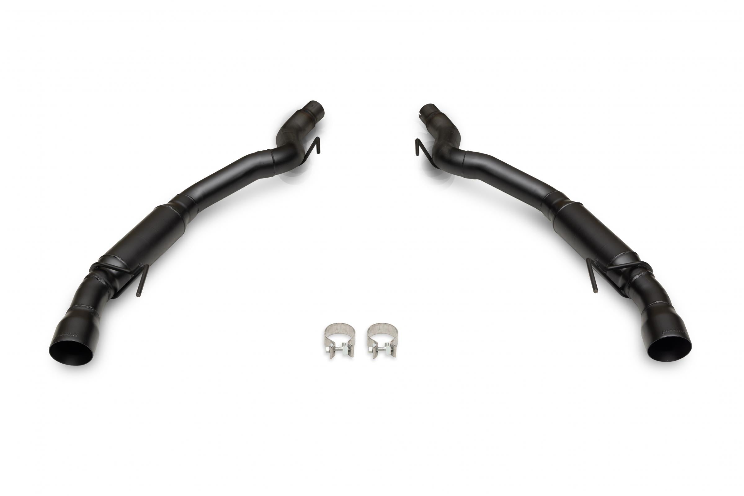 Outlaw Axle-Back Exhaust System Fits 2024-2026 Ford Mustang Gt 5.0-Liter And Ecoboost 2.3-Liter, Outlaw Axle-Back 3.0-Inch Stainless Steel Exhaust System, 4.0-Inch Black Tips With No Valves Flowmaster