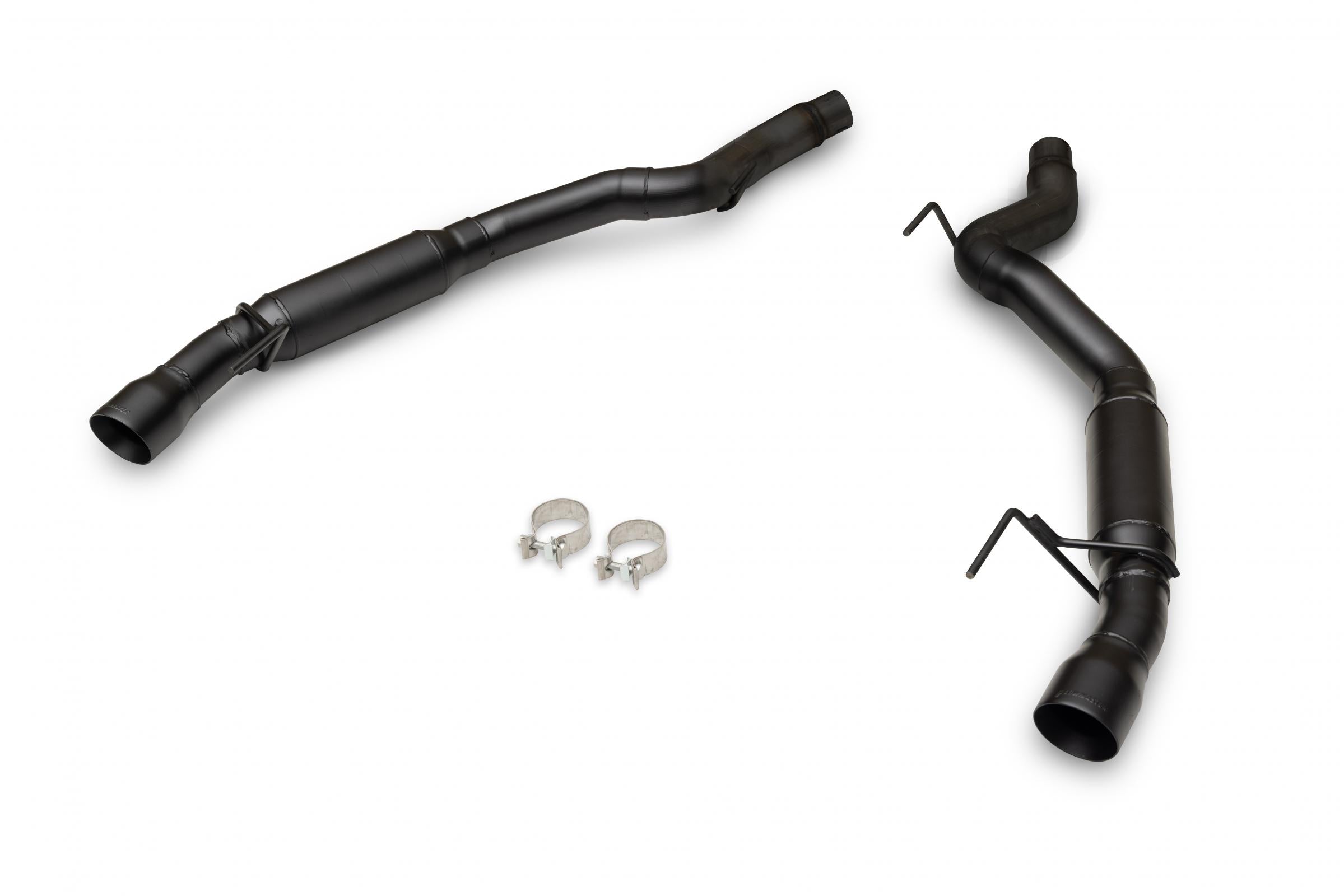 Outlaw Axle-Back Exhaust System Fits 2024-2026 Ford Mustang Gt 5.0-Liter And Ecoboost 2.3-Liter, Outlaw Axle-Back 3.0-Inch Stainless Steel Exhaust System, 4.0-Inch Black Tips With No Valves Flowmaster