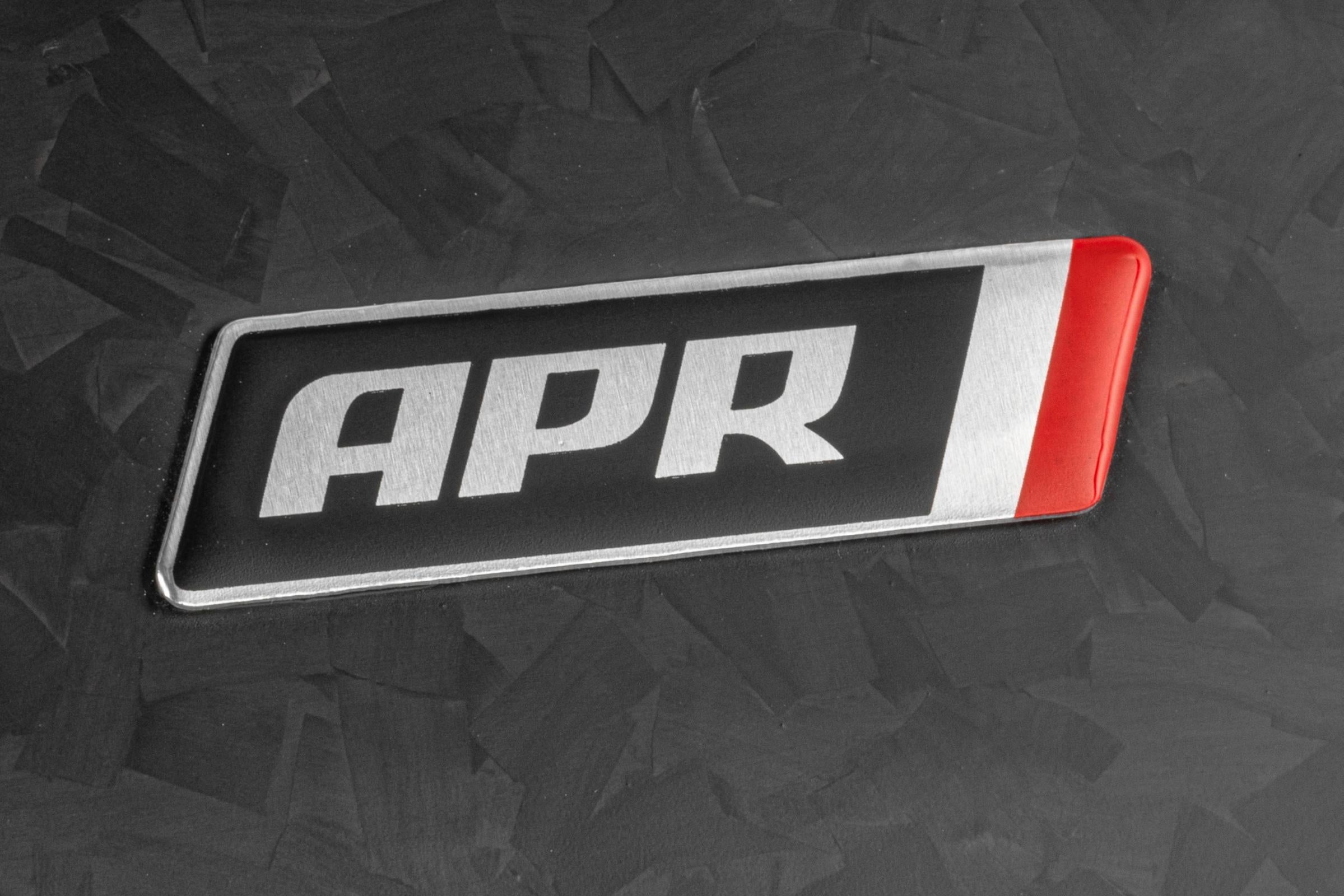 Flat Badge Large APR 70x18mm flat metal badge APR