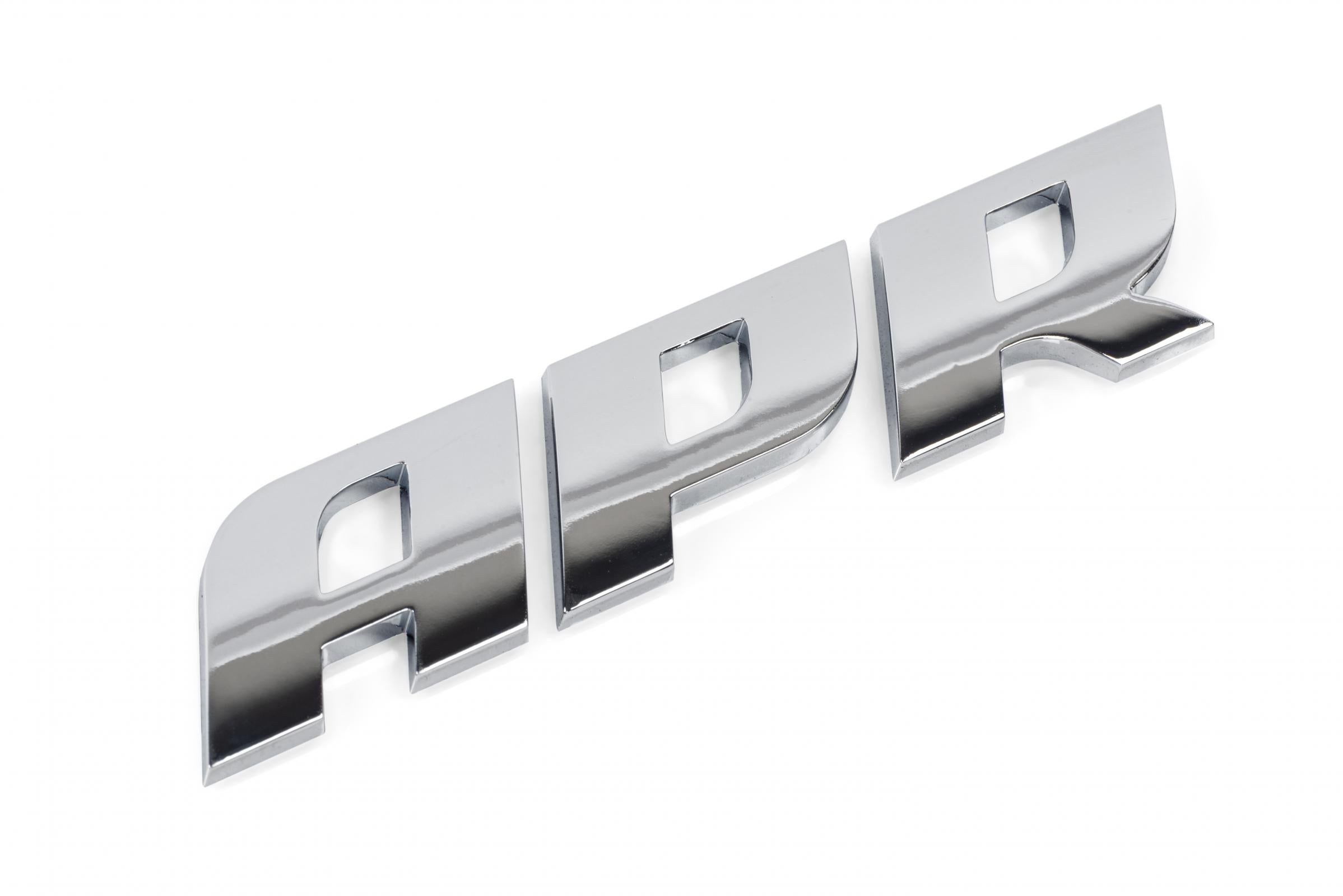 Badge Polished Silver APR Badge in Polished Silver APR