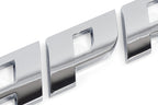 Badge Polished Silver APR Badge in Polished Silver APR