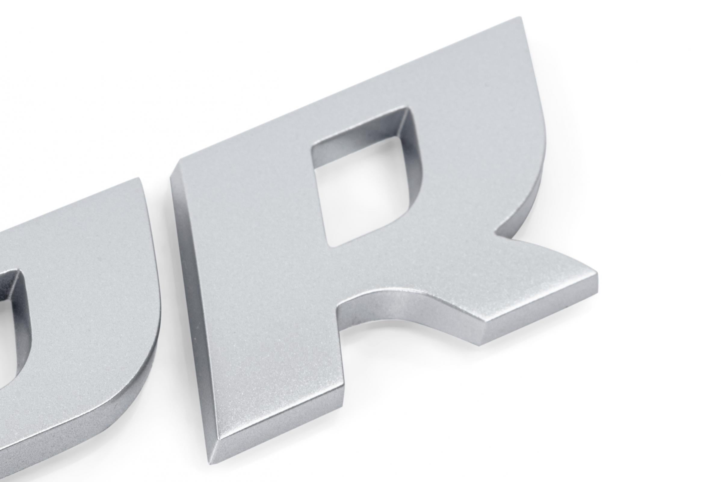 Badge Matte Silver APR Badge in Matte Silver APR