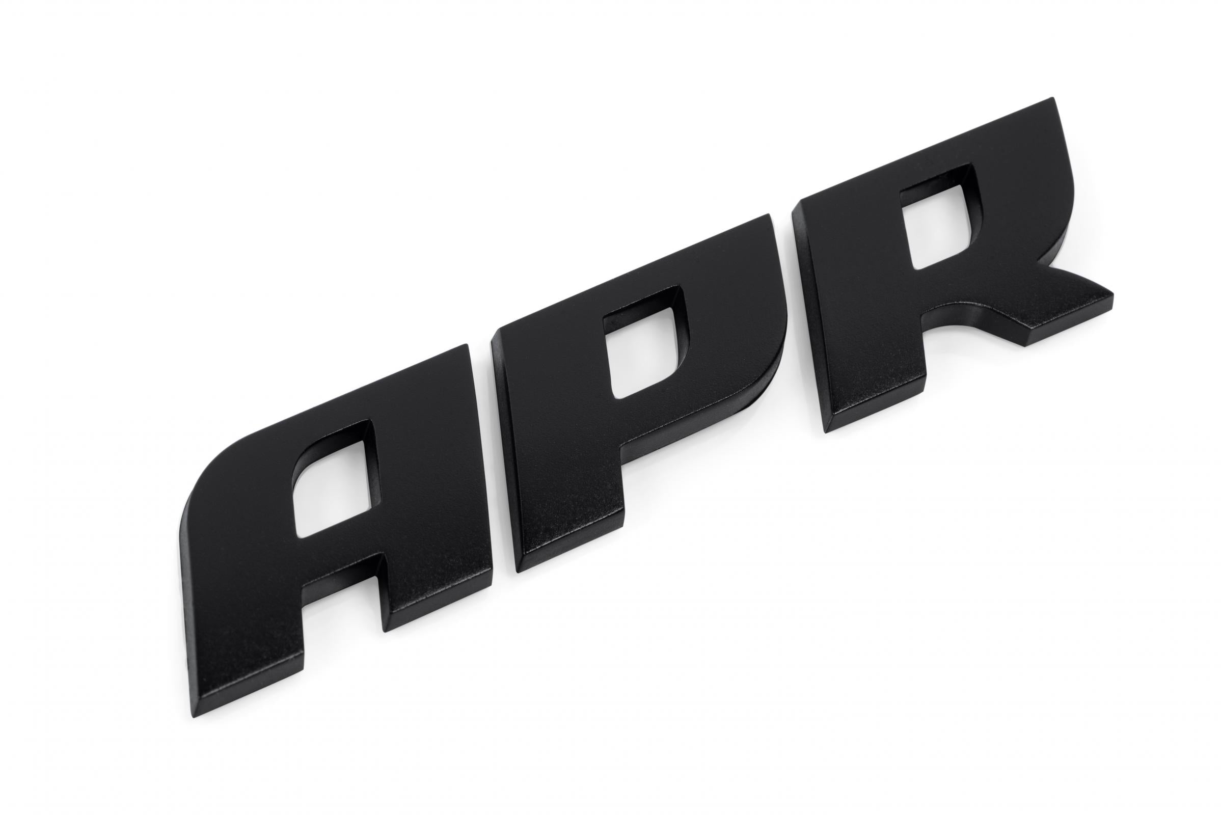 Badge Satin Black APR Badge in Satin Black APR