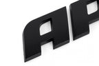 Badge Satin Black APR Badge in Satin Black APR