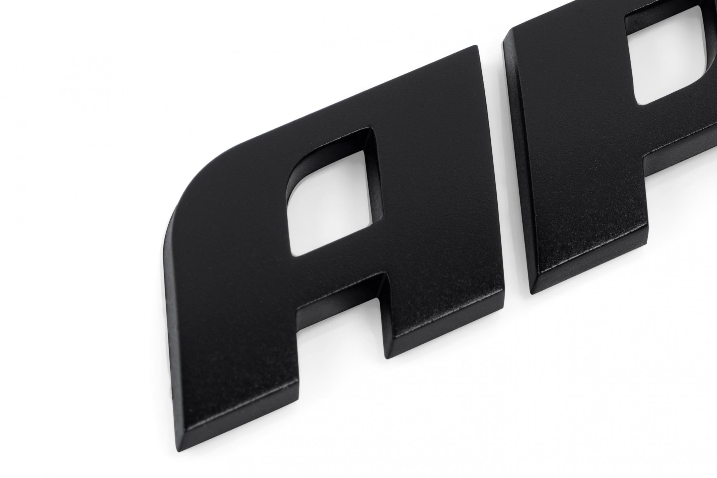 Badge Satin Black APR Badge in Satin Black APR
