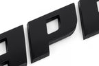 Badge Satin Black APR Badge in Satin Black APR