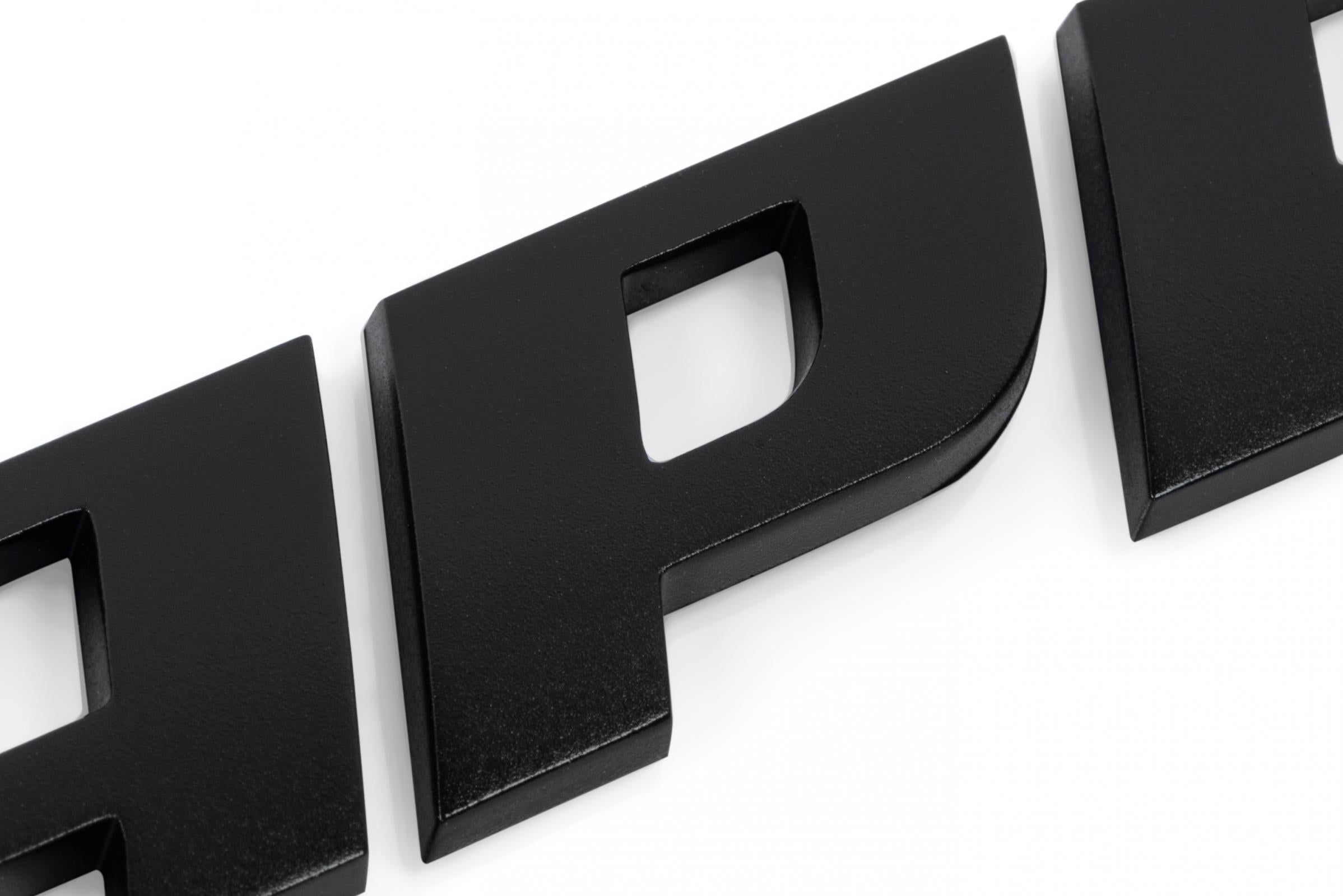 Badge Satin Black APR Badge in Satin Black APR