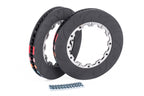 Brakes 350x34mm 2 Piece Replacement Rings and Hardware Fits APR 6 Piston Brakes Direct replacement 350x34mm Brake Discs APR