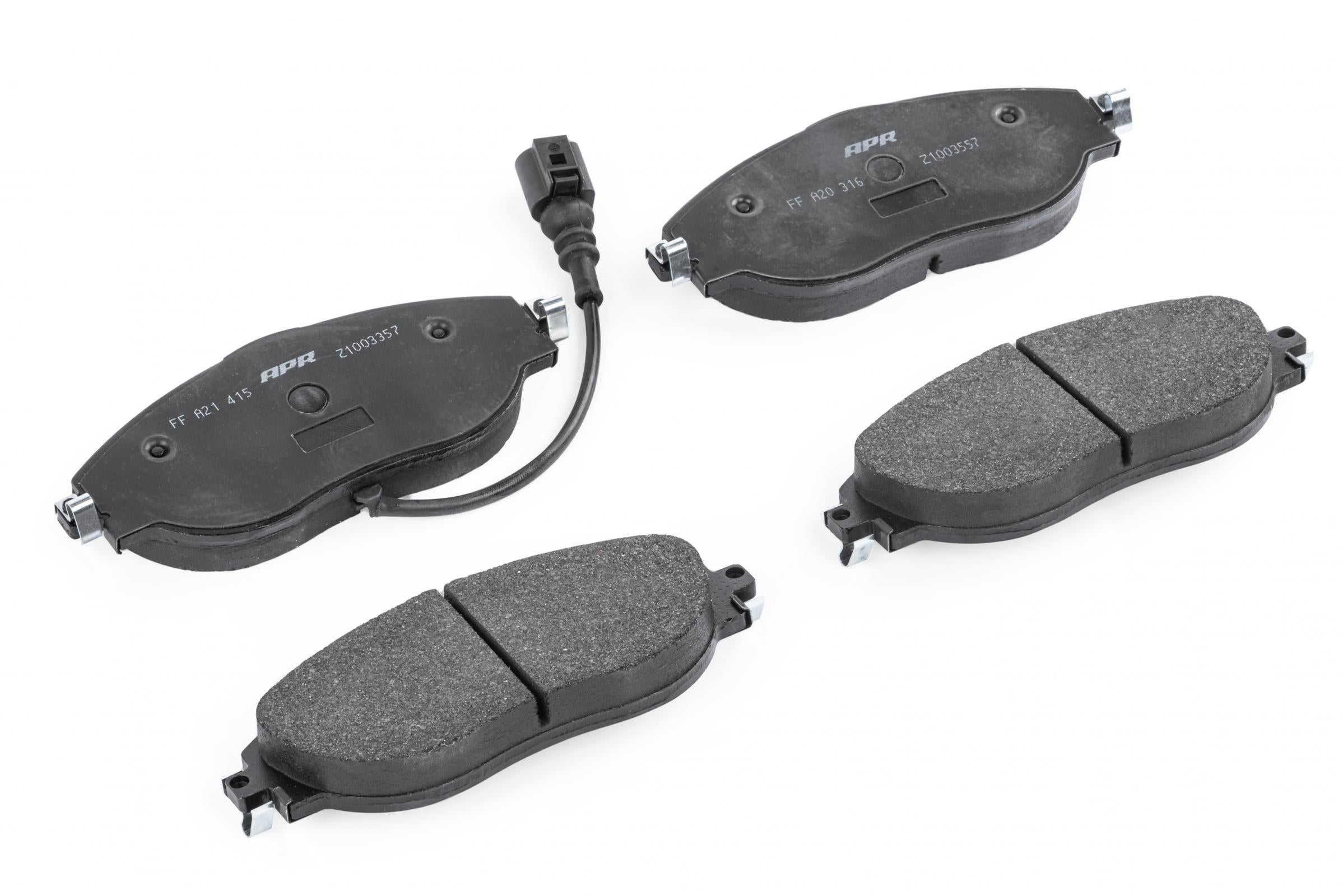Brake Pads (Set of 4) Front Fits Audi A3 Quattro 19, S3 15-20 VW Golf R 15-19, Arteon 19-21, GTI 15-21, Jetta 19-24 APR