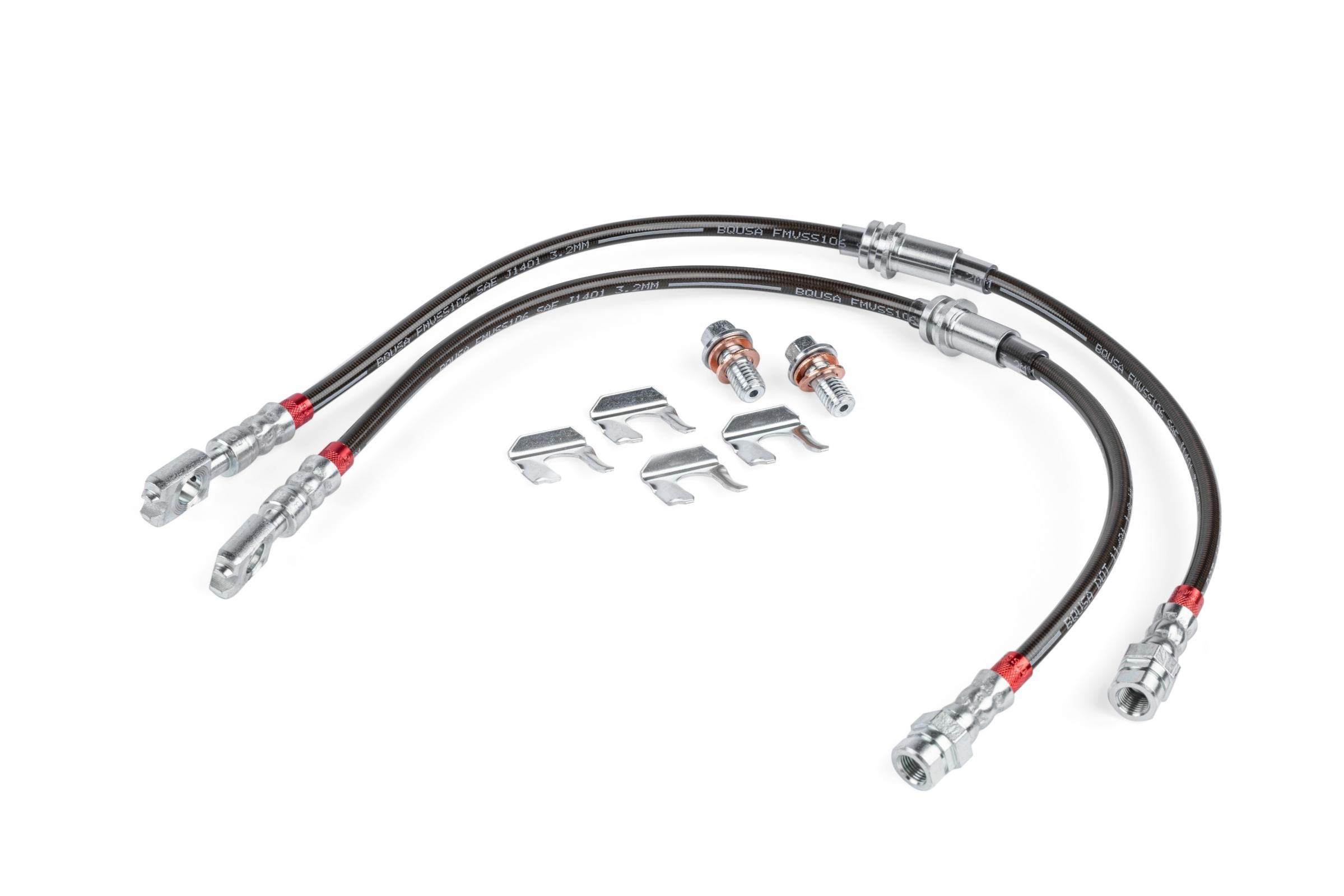 Braided Stainless Steel Brake Lines (Set of 2) Front APR