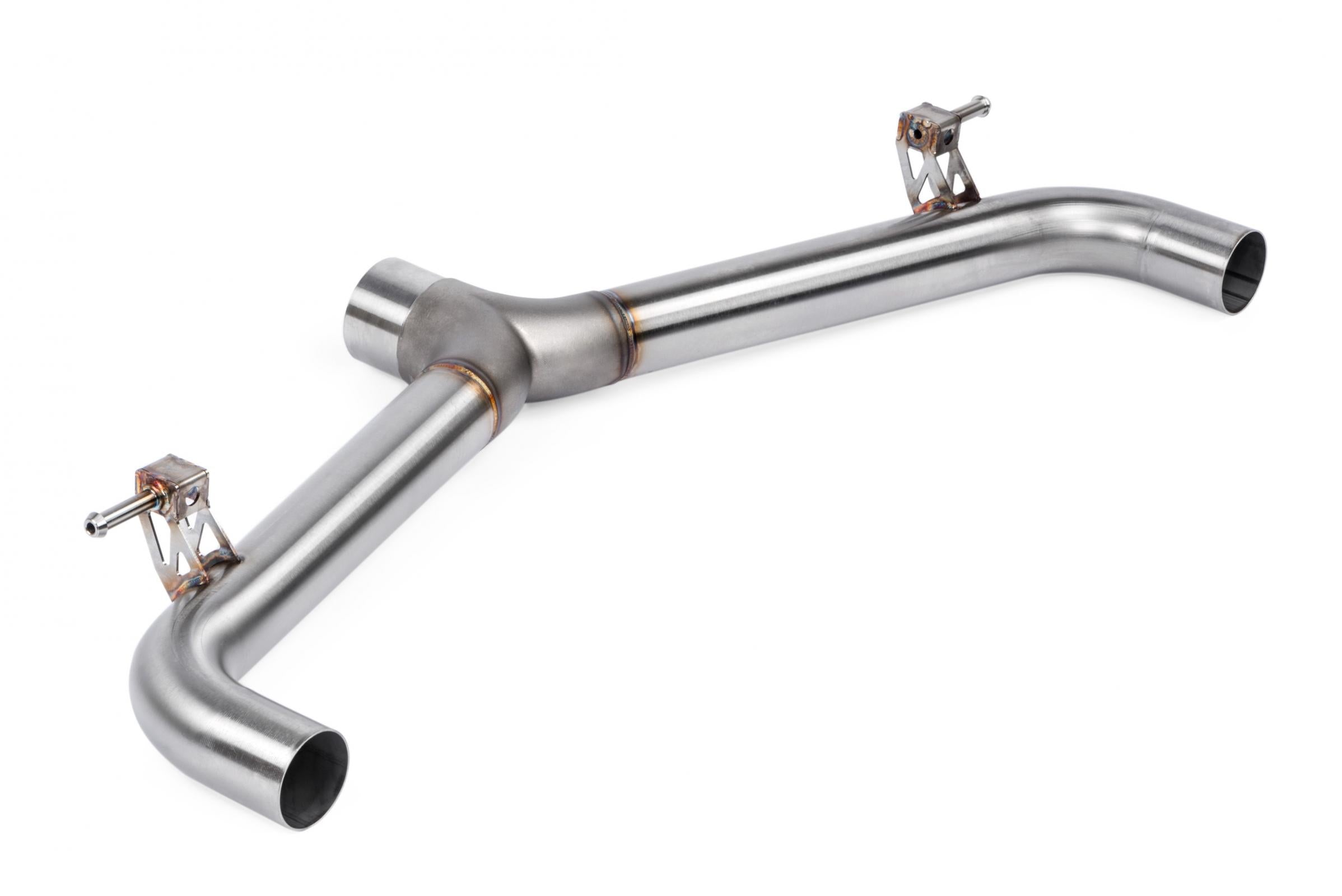 Catback Exhaust System (w/ Front Muffler) GTI (MK7.5) Fits 2018-2021 Volkswagen GTI APR