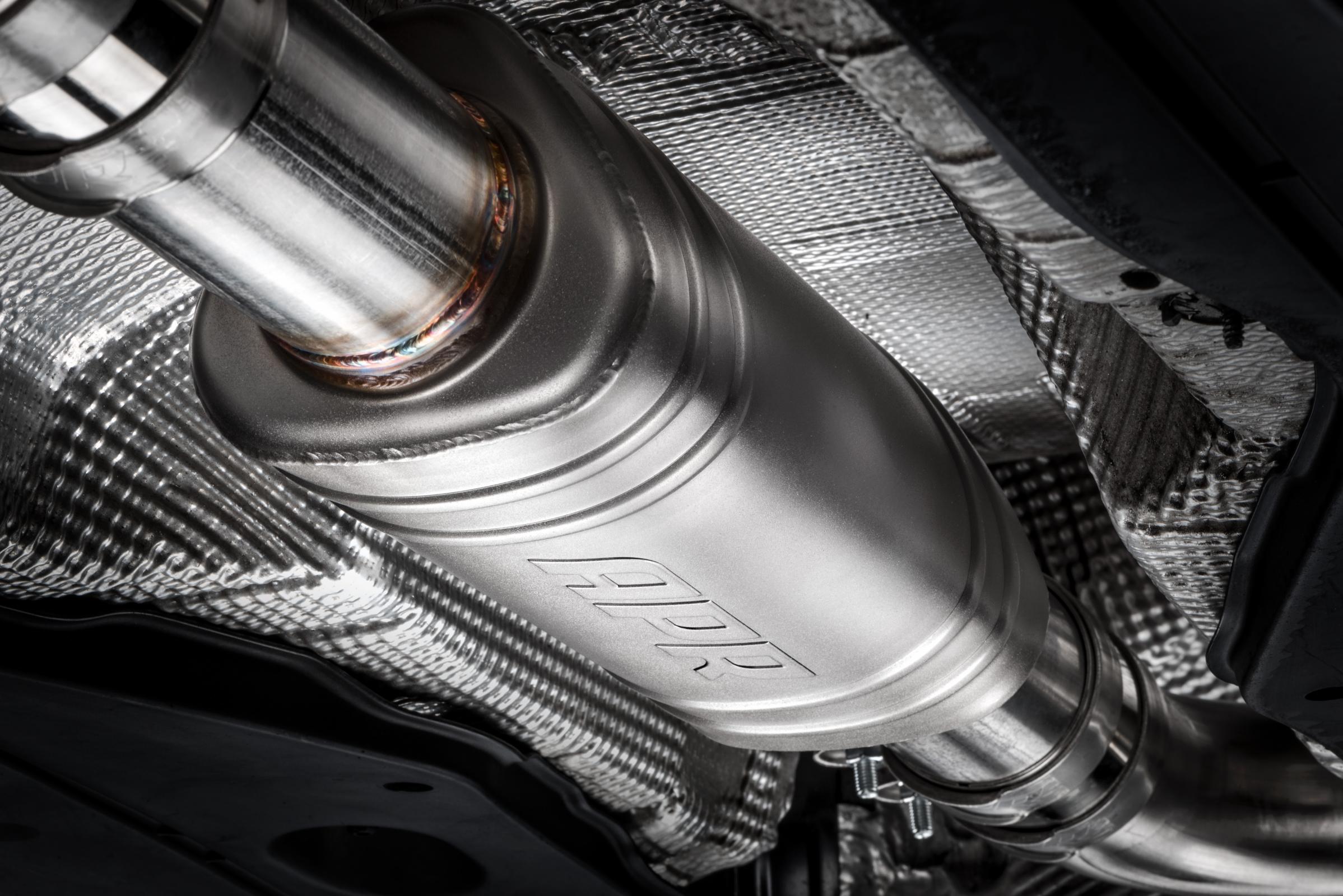 Catback Exhaust System (w/ Front Muffler) GTI (MK7) Fits 2015-2017 Volkswagen GTI APR