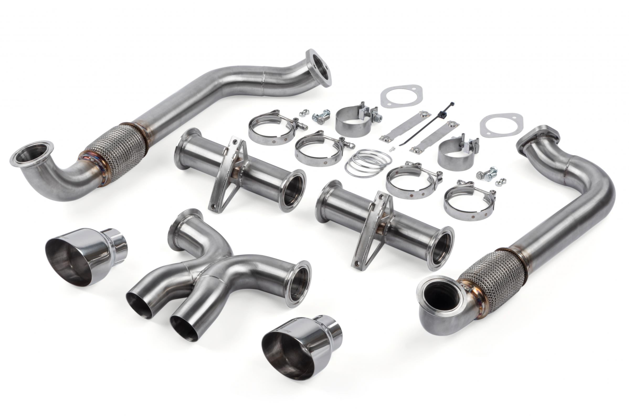Catback Exhaust System Fits 2017-2024 Porsche Boxster and Cayman 2.0T and 2.5T APR