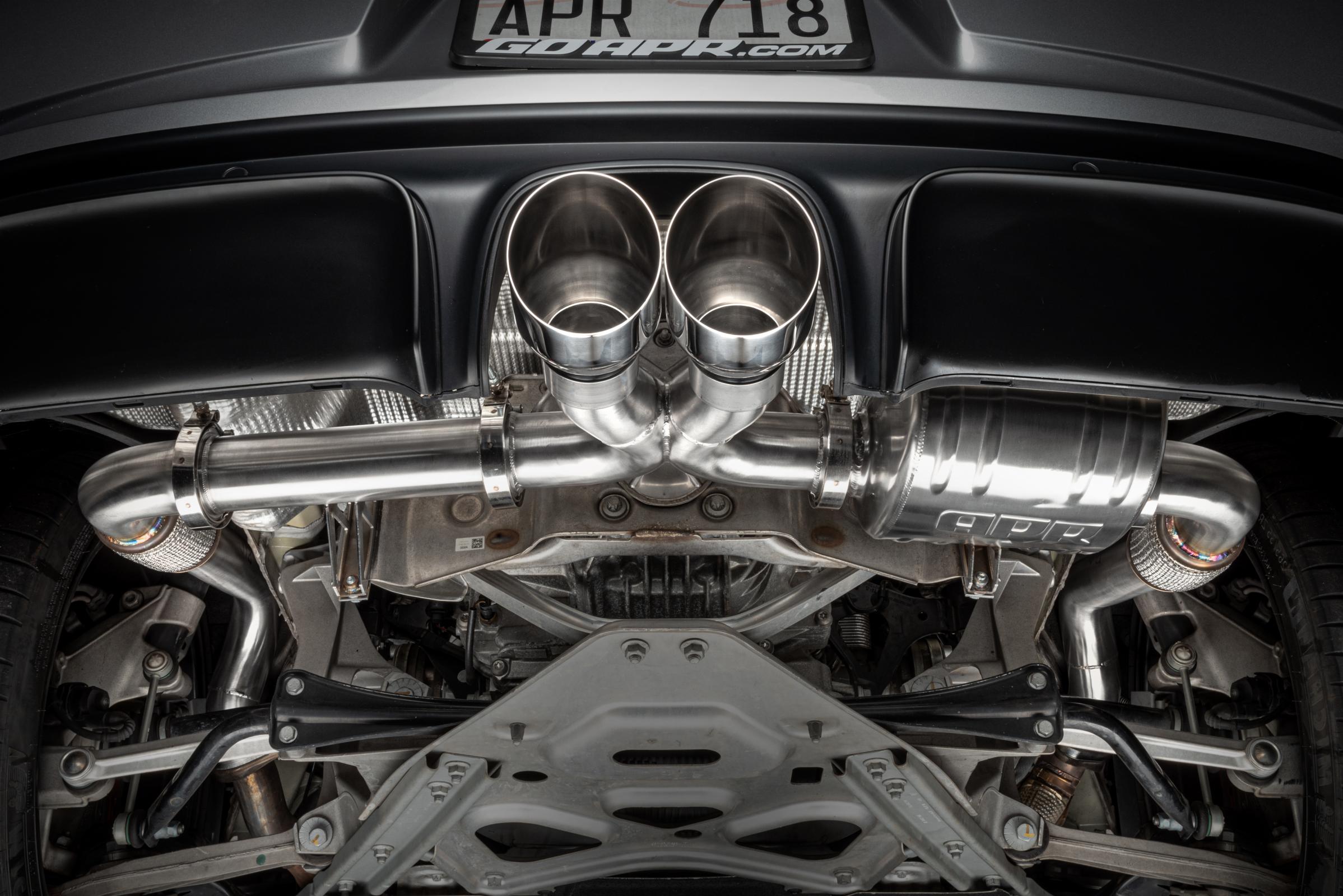 Catback Exhaust System Fits 2017-2024 Porsche Boxster and Cayman 2.0T and 2.5T APR