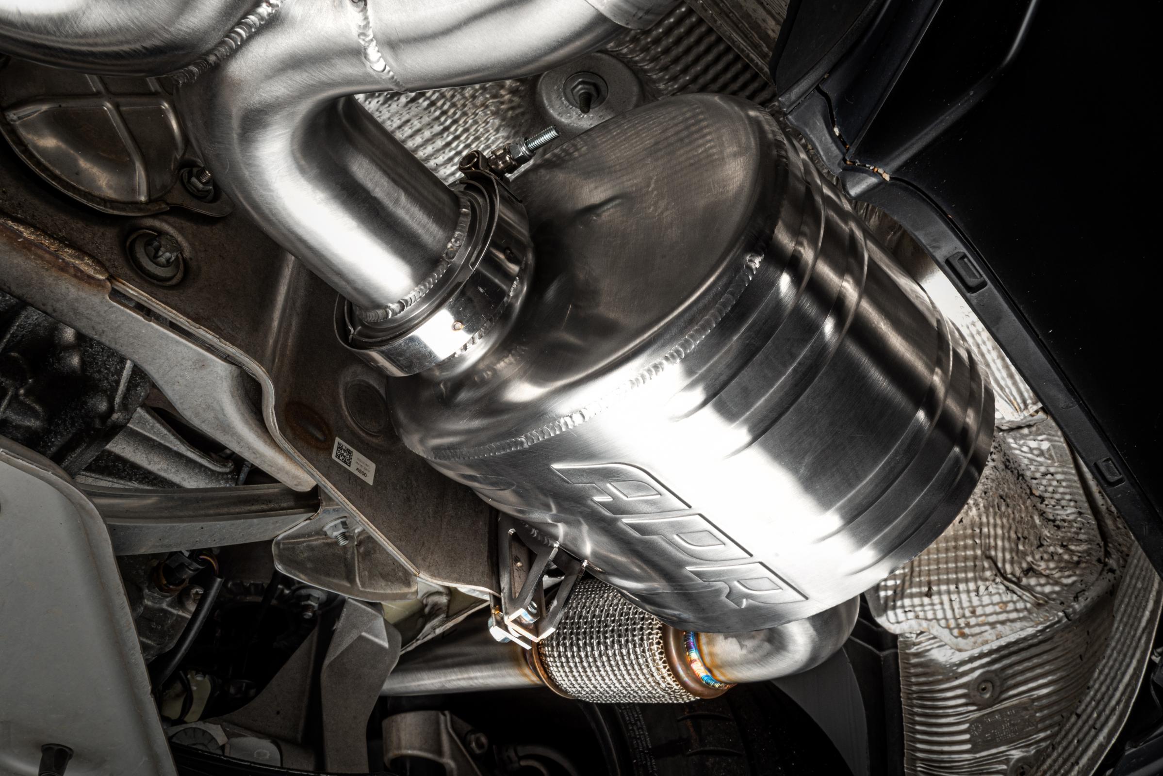 Catback Exhaust System Right Muffler 718 (982) 2.0T/2.5T Fits 2017-2024 Porsche Boxster, Cayman with APR Catback APR