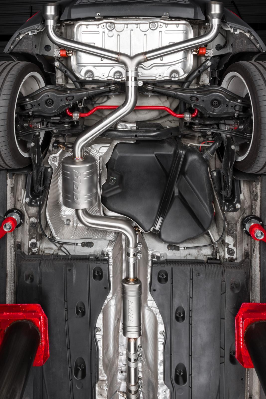 Catback Exhaust System (w/ Front Muffler) GTI TRC (MK7.5) Fits MK7.5 VW GTI TCR APR