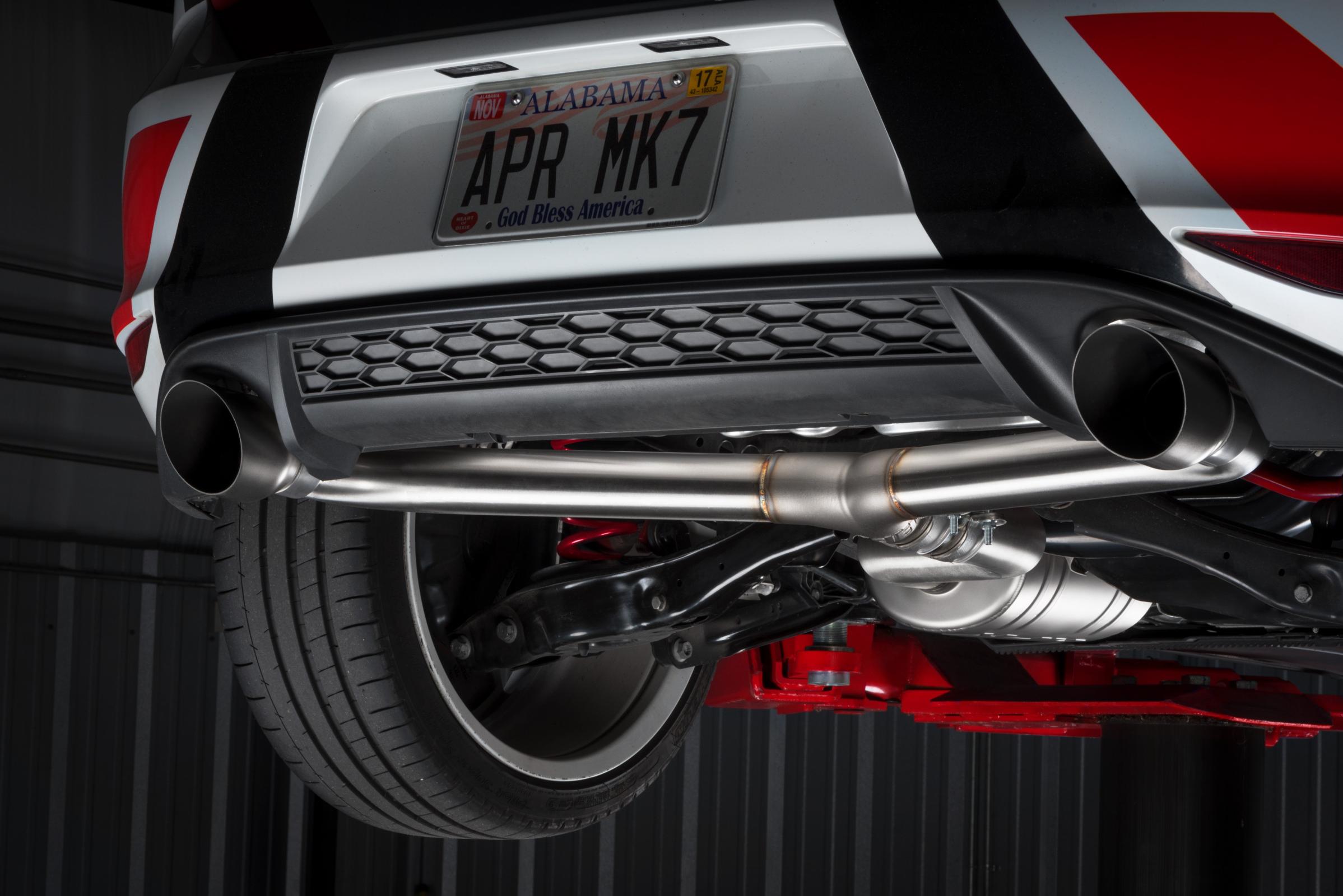 Catback Exhaust System (w/ Front Muffler) GTI TRC (MK7.5) Fits MK7.5 VW GTI TCR APR