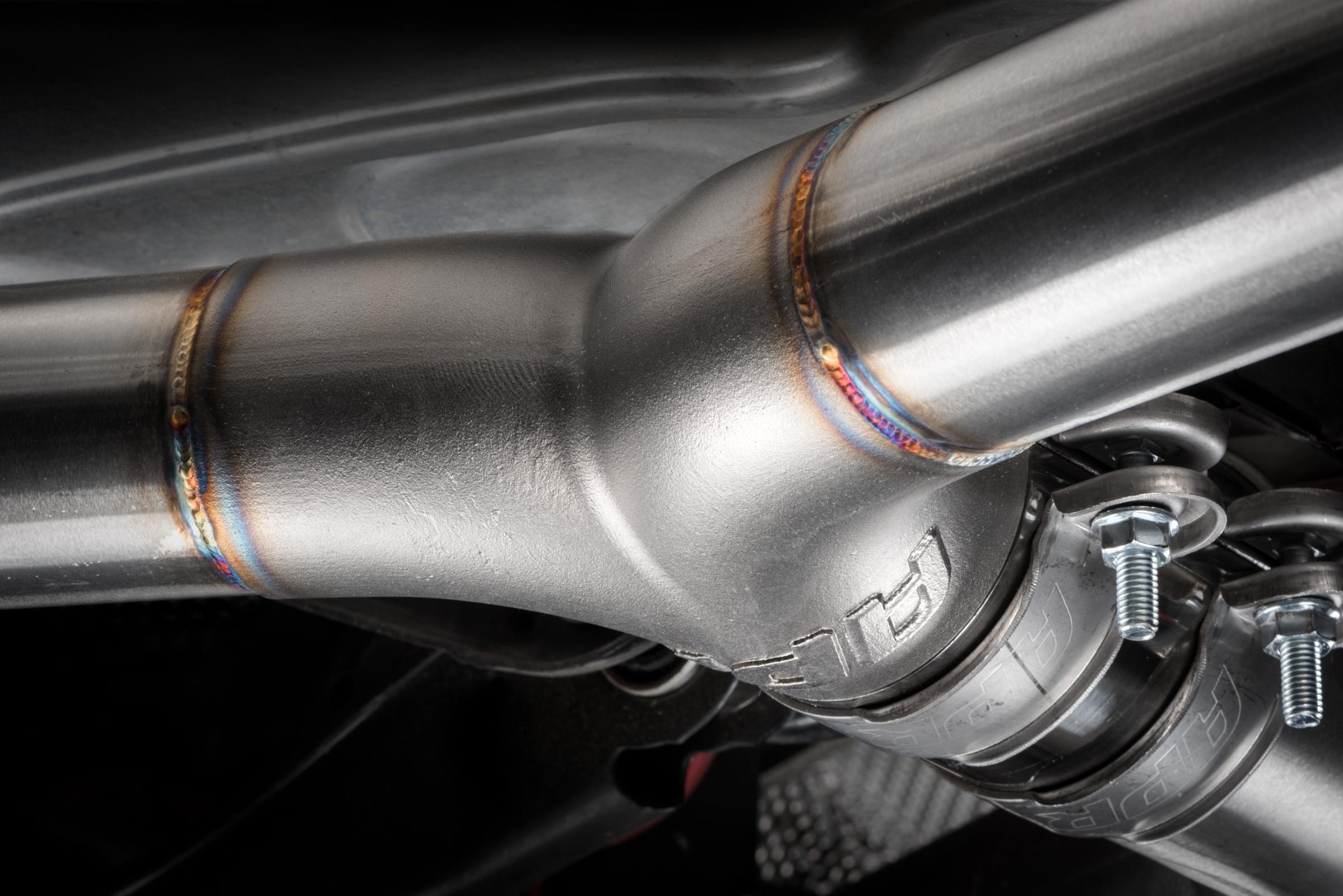 Catback Exhaust System (w/ Front Muffler) GTI TRC (MK7.5) Fits MK7.5 VW GTI TCR APR