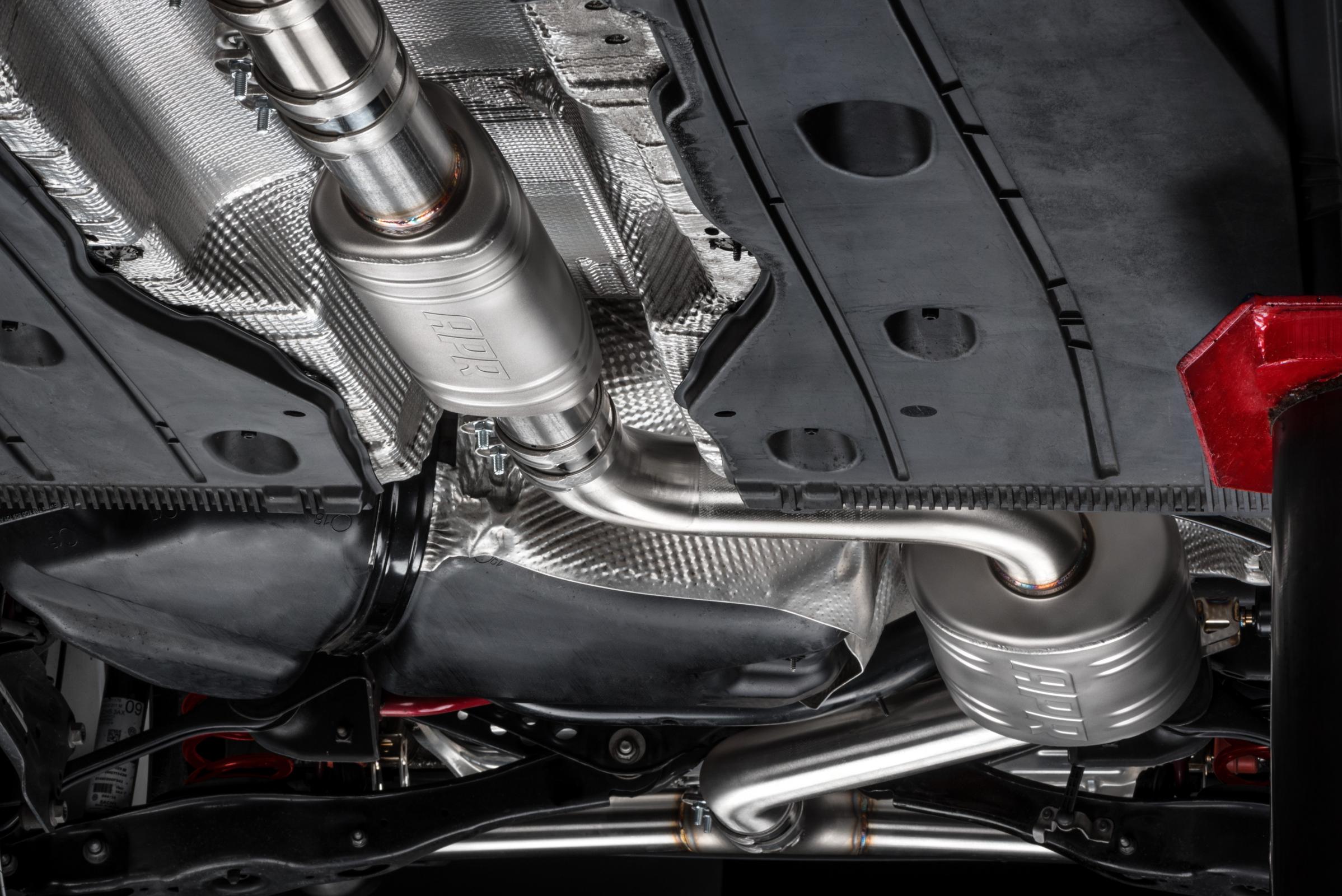 Catback Exhaust System (w/ Front Muffler) GTI TRC (MK7.5) Fits MK7.5 VW GTI TCR APR
