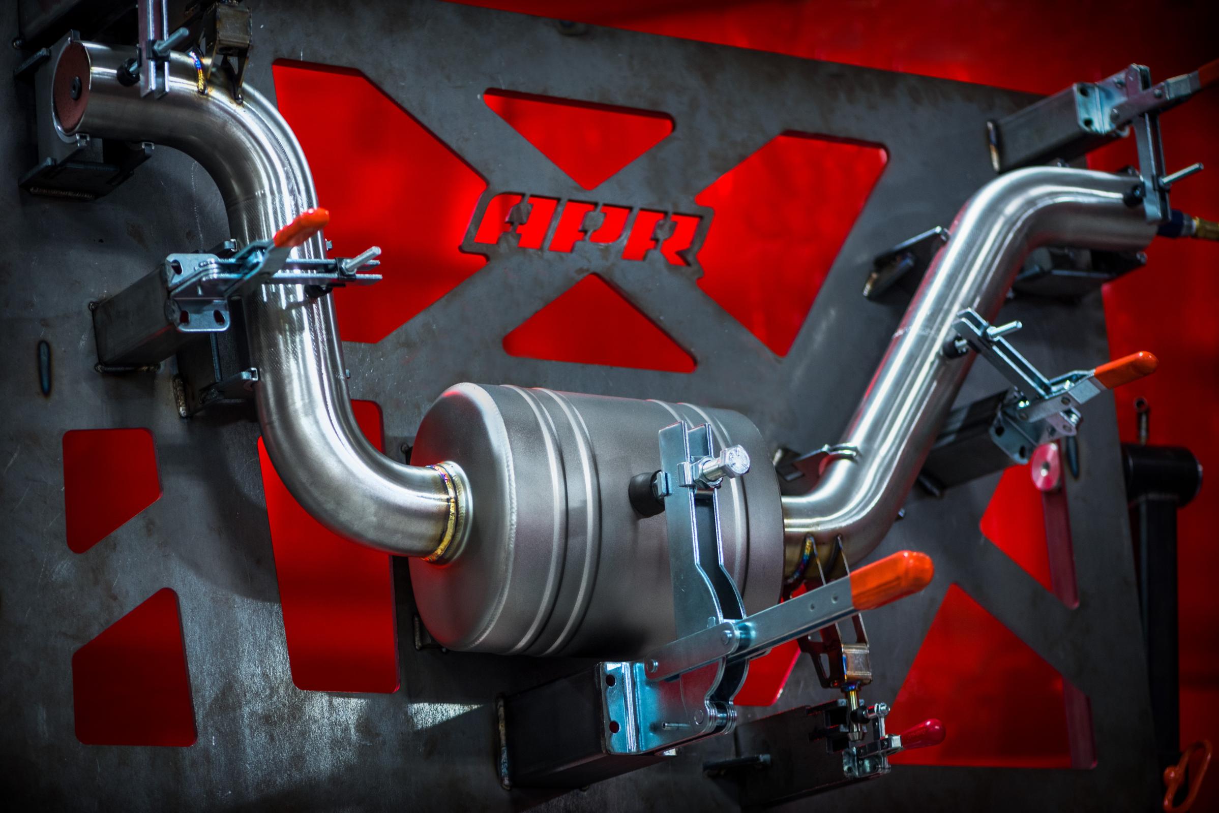 Catback Exhaust System (w/ Front Muffler) GTI TRC (MK7.5) Fits MK7.5 VW GTI TCR APR