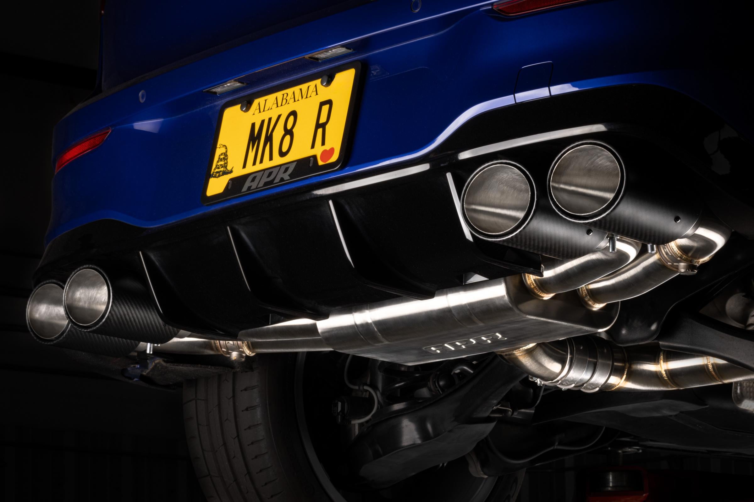 Catback Exhaust System Fits 2022-2025 Volkswagen Golf R MK8 APR