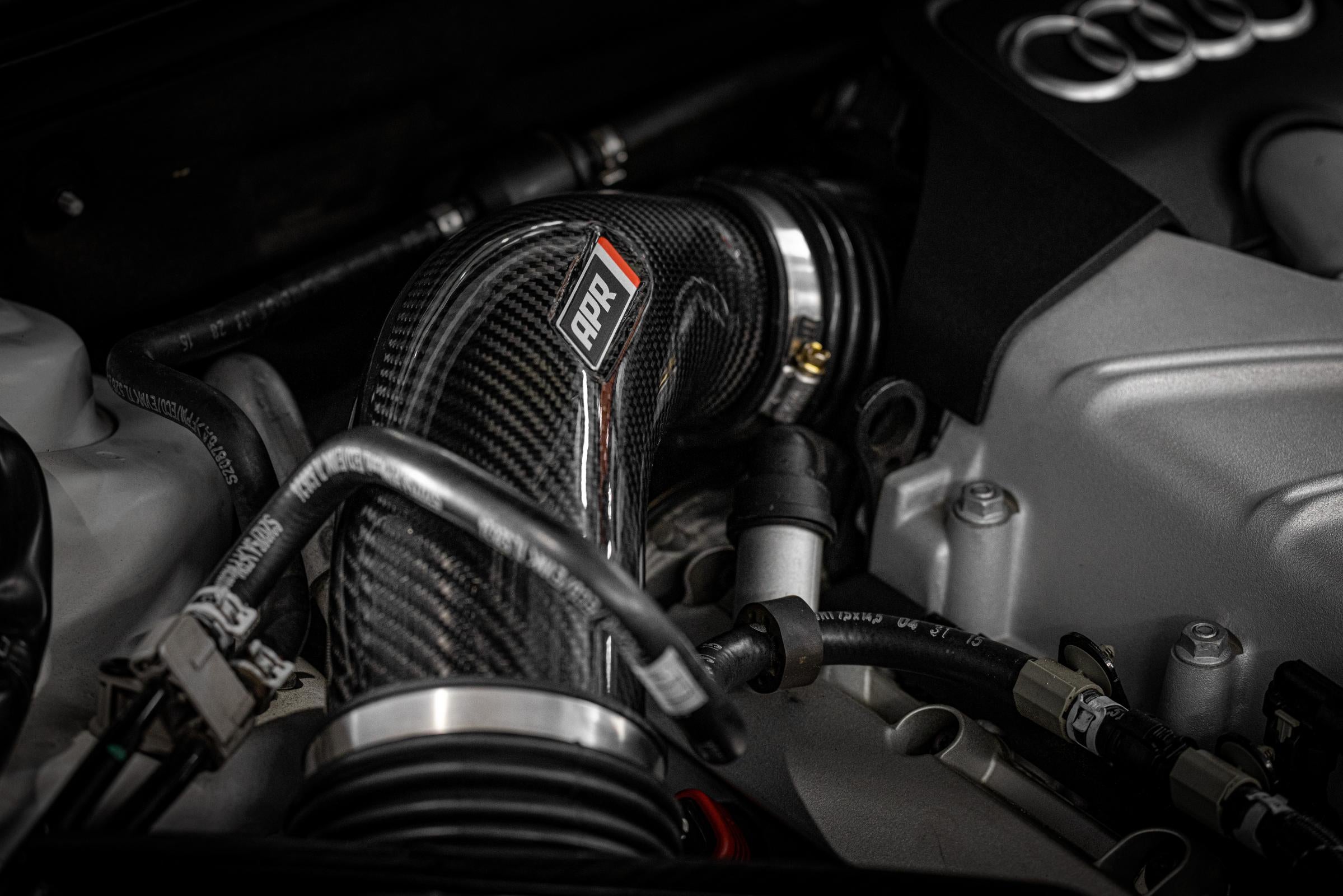 Carbon Fiber Intake B8 3.0T Throttle Inlet Pipe Fits Audi Q5 13-17, S4 10-16, S5 10-17, SQ5 14-17 APR