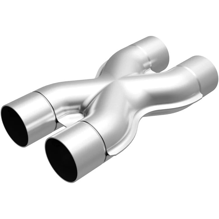 Stainless X-Pipe 2.25in In/Out Universal