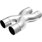 Stainless X-Pipe 2.25in In/Out Universal