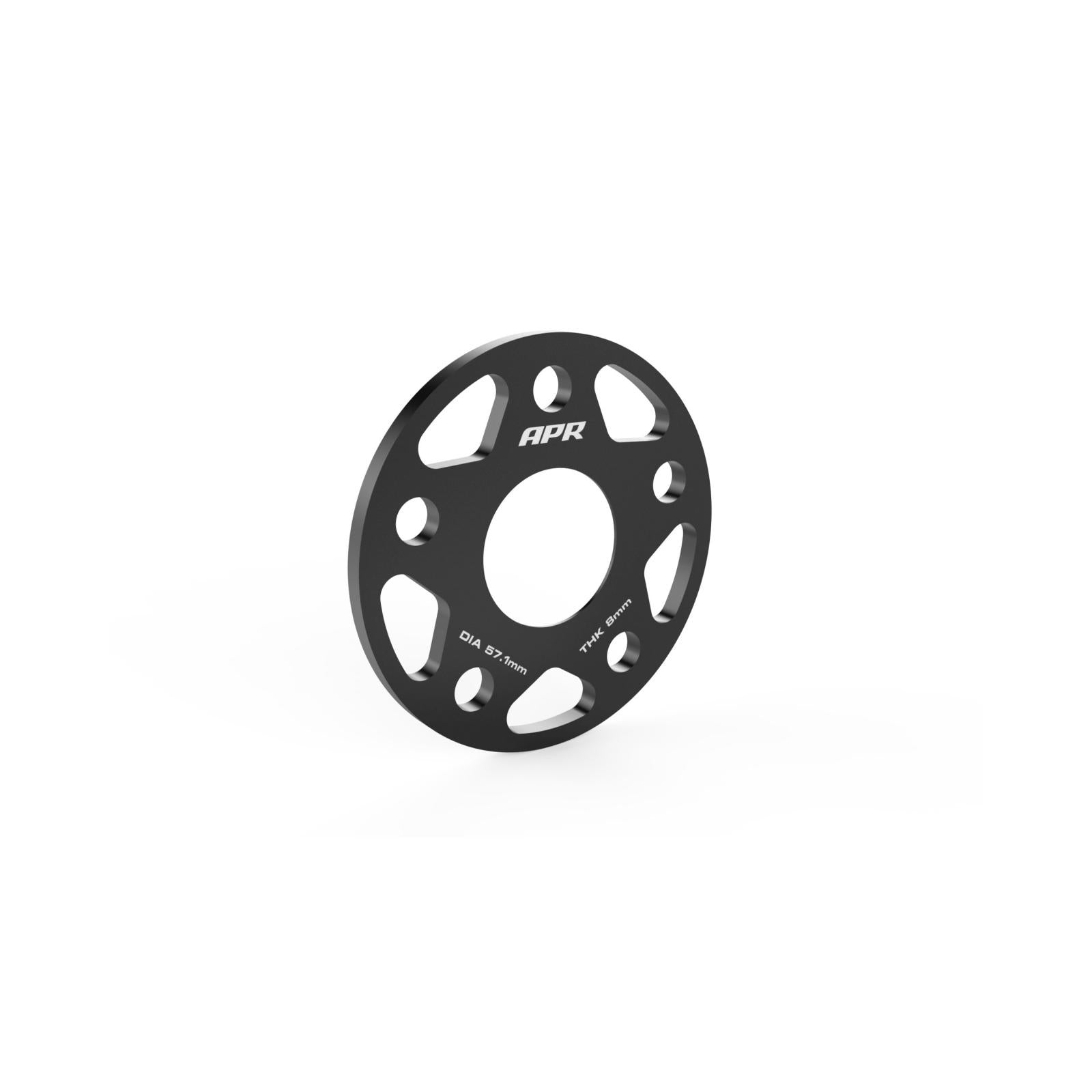 Wheel Spacers (Set of 2) 57.1mm CB 8mm Thick APR Spacers 57.1mm CB 5x112 8mm Thick APR