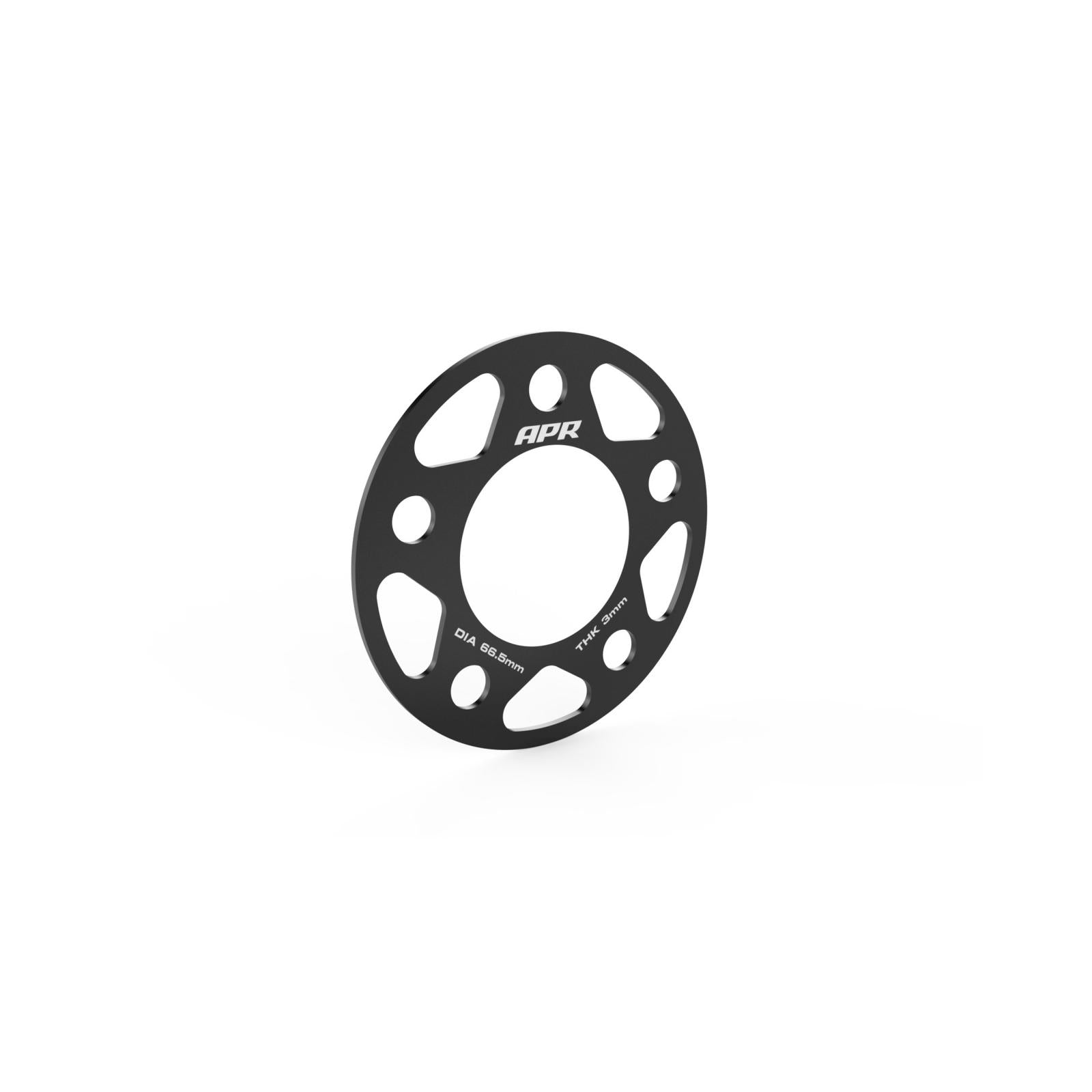 Wheel Spacers (Set of 2) 66.5mm CB 3mm Thick APR Spacers 66.5mm CB 5x112 3mm Thick APR
