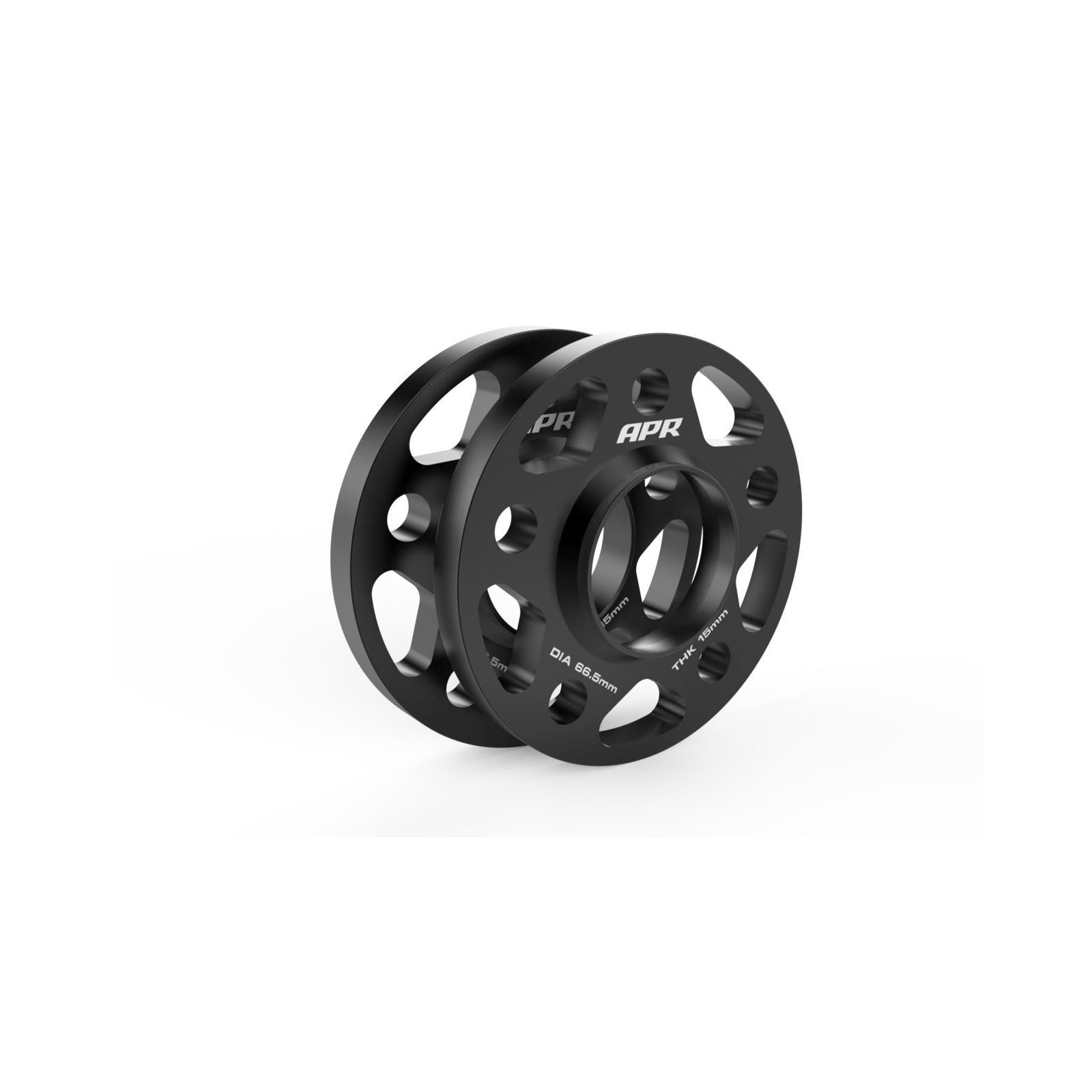 Wheel Spacers Set of 2 66.5mm Centerbore 15 mm APR
