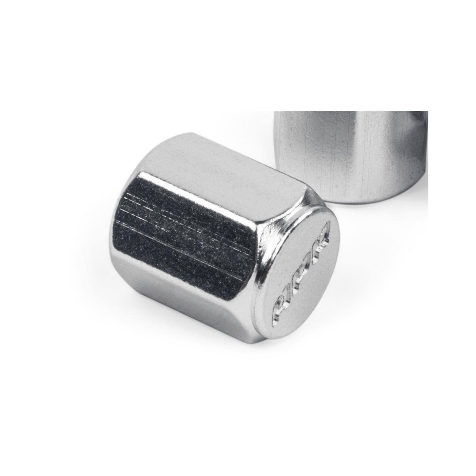 Valve Stem Caps Silver Stylish valve stem caps in Silver APR