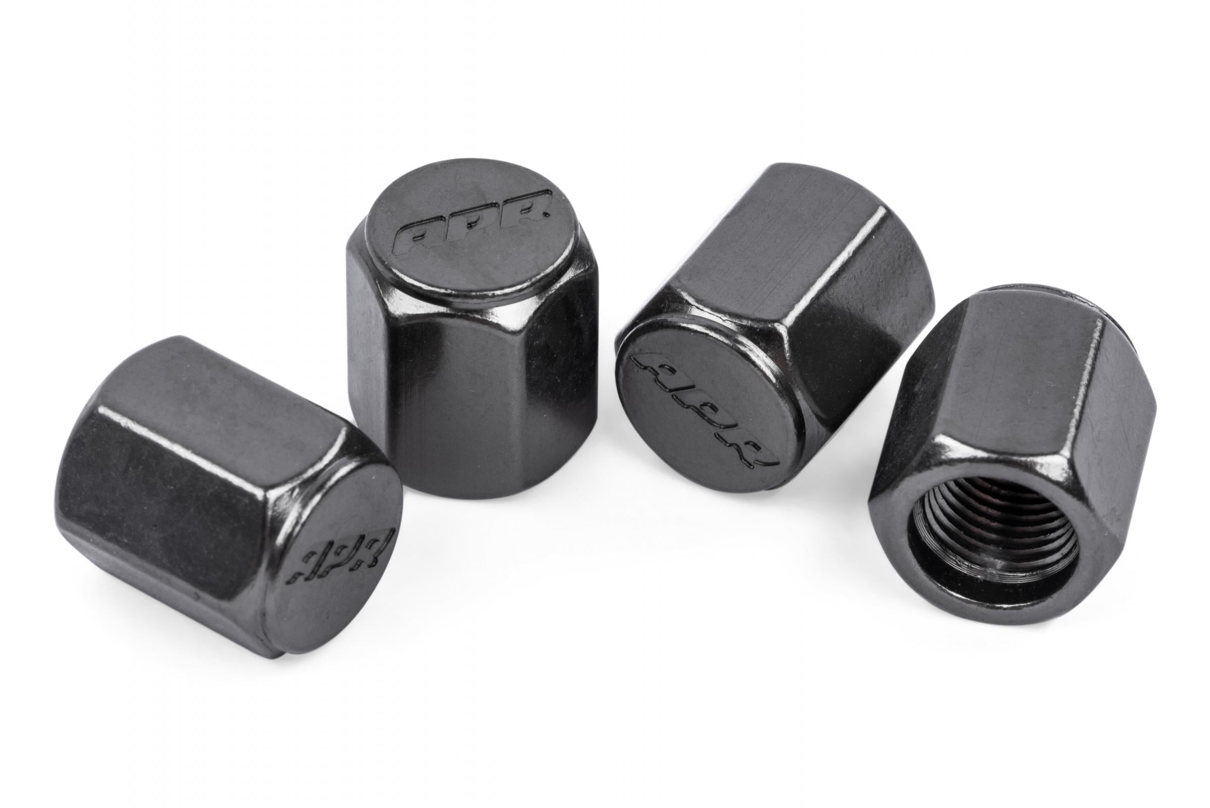 Valve Stem Caps Gunmetal Stylish valve stem caps in gunmetal APR