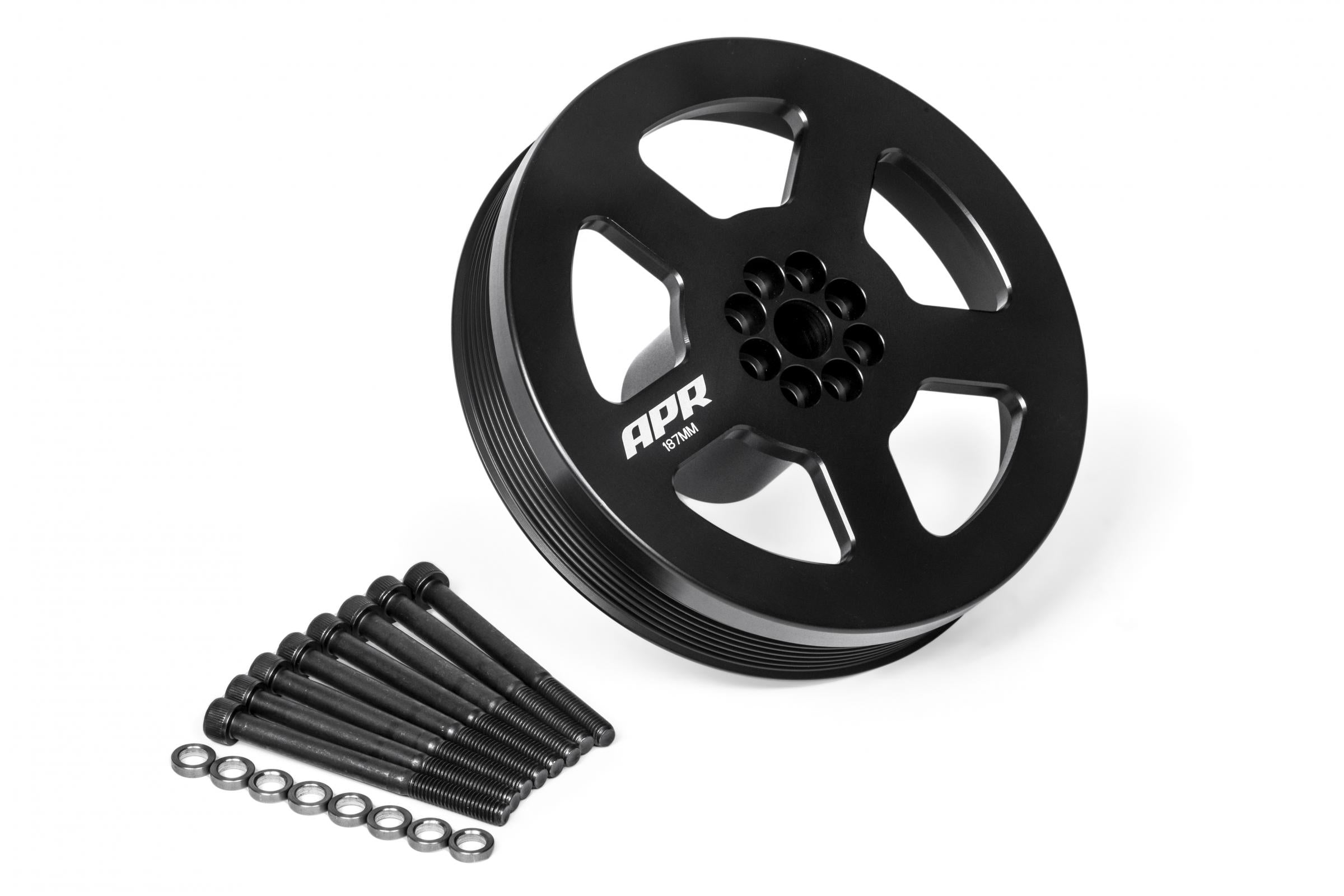 Supercharger Drive and Crank Pulley with Belt Press on 3.0 TFSI Fits 2009-2018 Audi A6/A7/A8 Quattro 2013-2017 Audi Q5 2011-2015 Audi Q7 2010-2017 Audi S4/S5 2014-2017 Audi SQ5 APR