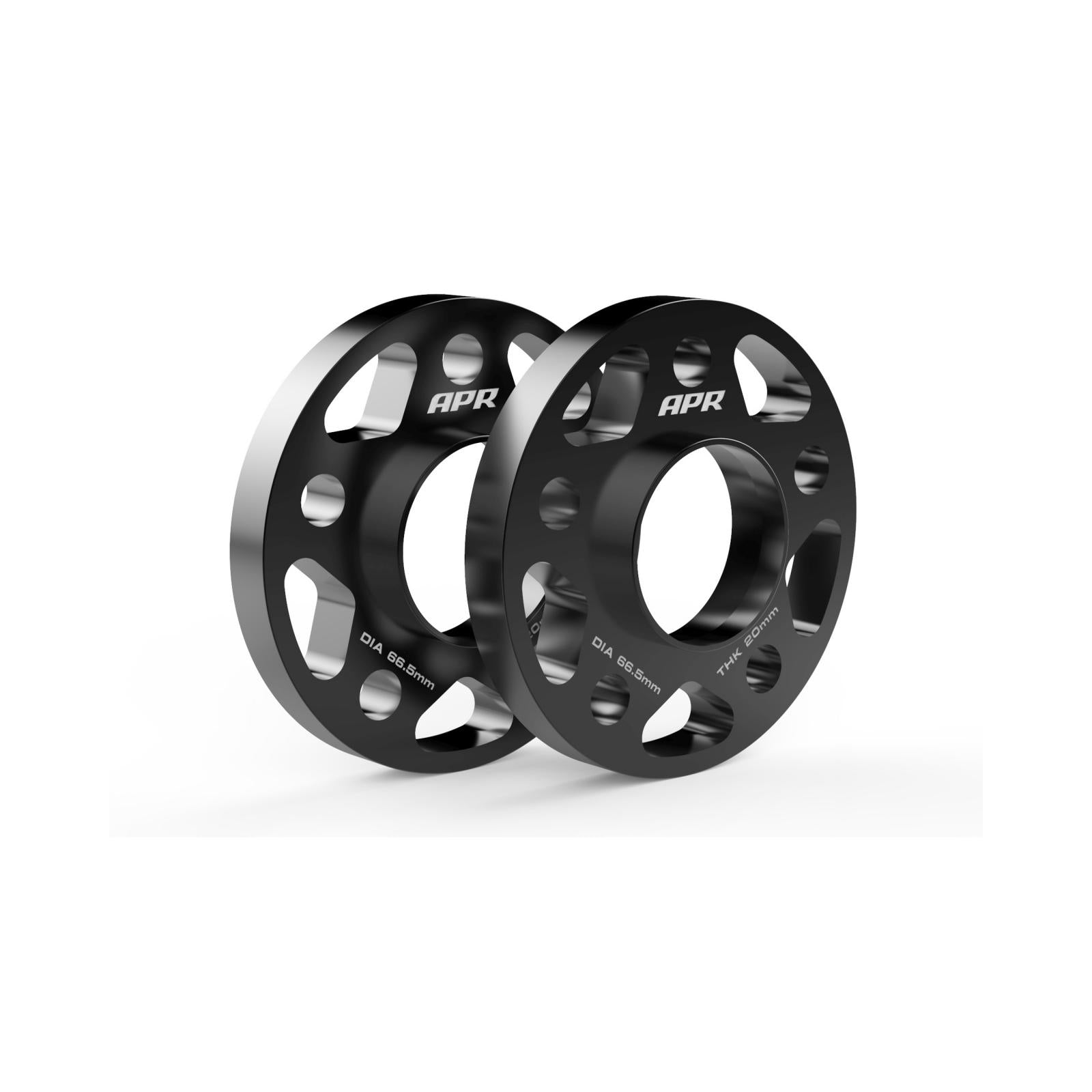 Wheel Spacers Set of 2 66.5mm Centerbore 20 mm APR