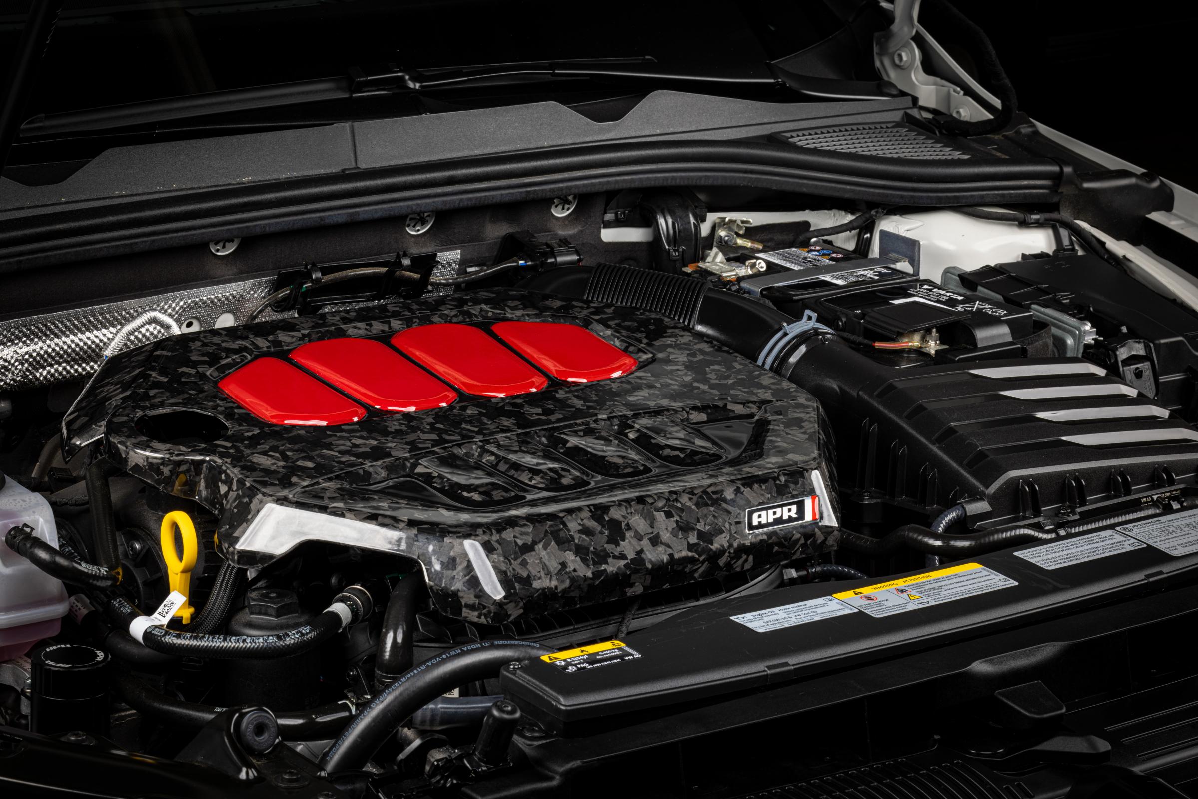 Engine Cover 2.0T EA888.4 Forged Carbon Fiber Fits Audi A3 22-24, A3 Quattro 22-24, S3 22-24 VW Arteon 22-24, Golf R 22-24, GTI 22-24 APR