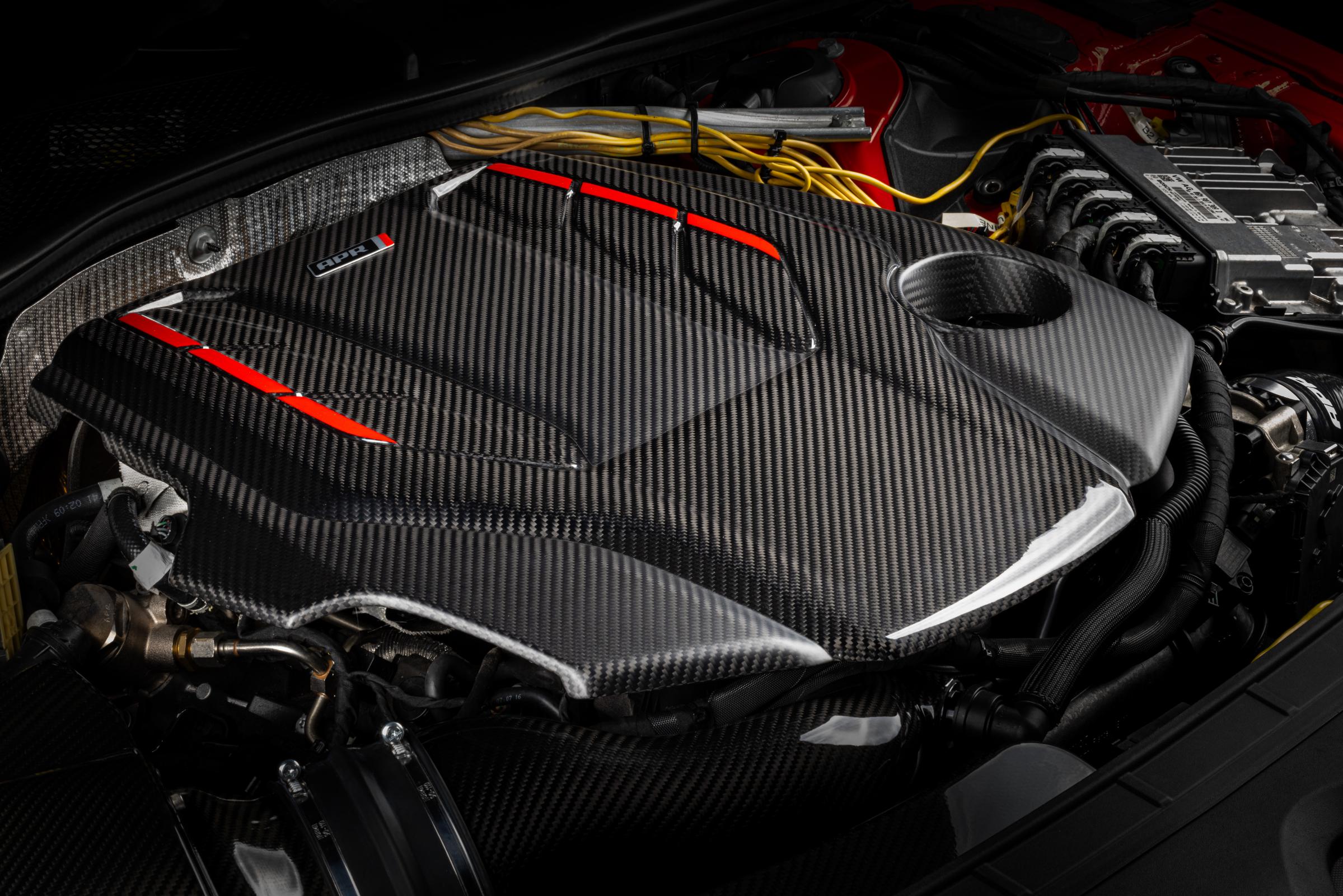 Engine Cover 2.9T/3.0T EA839 Fits 2019-2024 Audi A6 Allroad/A6 Quattro/A7 Sportback/S6/RS5 Sportback/S7 Sportback/SQ5/SQ5 Sportback 2018-2024 Audi S4/S5/S5 Sportback/RS5 APR