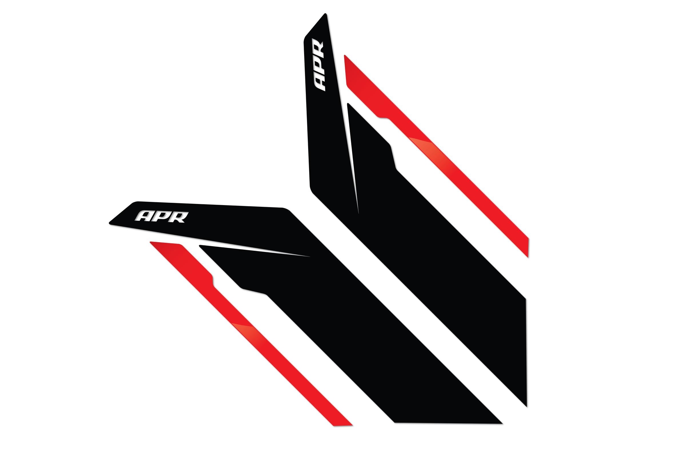 Sideburns Fender Decal Black APR / Red Stripe APR