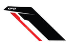 Sideburns Fender Decal Black APR / Red Stripe APR