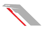 Sideburns Fender Decal Silver APR / Red Stripe APR