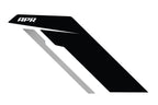 Sideburns Fender Decal Black APR / Silver Stripe APR