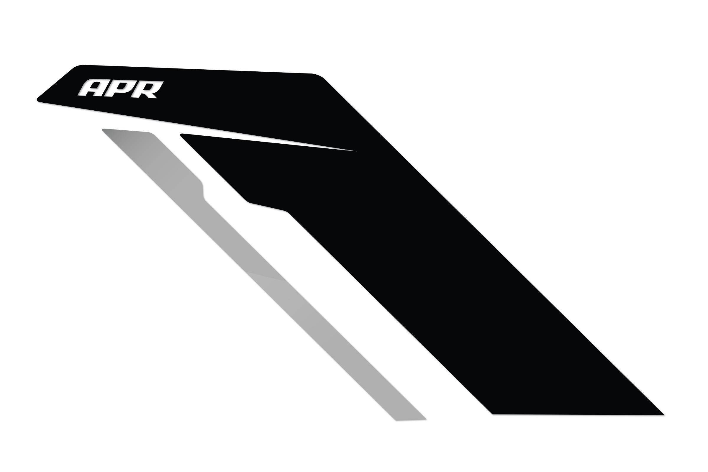 Sideburns Fender Decal Black APR / Silver Stripe APR