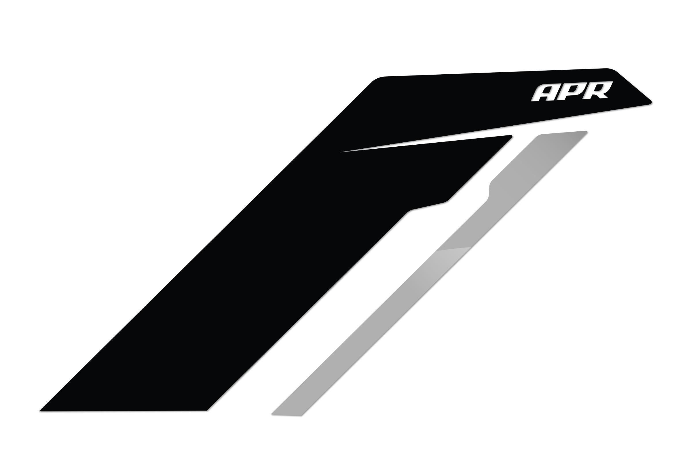 Sideburns Fender Decal Black APR / Silver Stripe APR