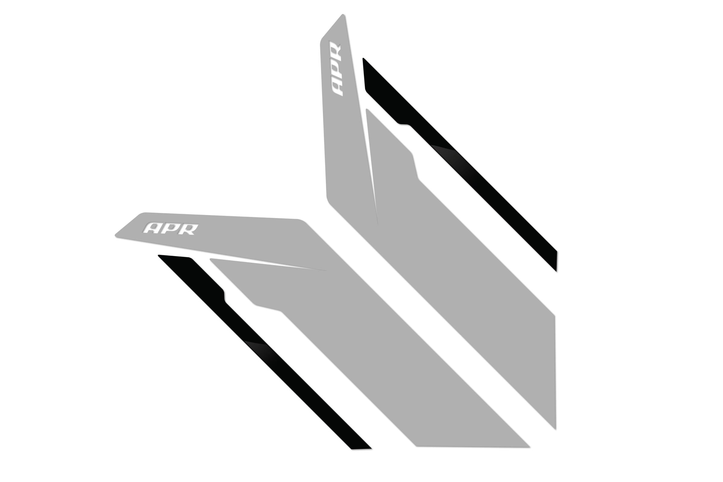 Sideburns Fender Decal Silver APR / Black Stripe APR