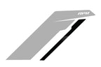 Sideburns Fender Decal Silver APR / Black Stripe APR