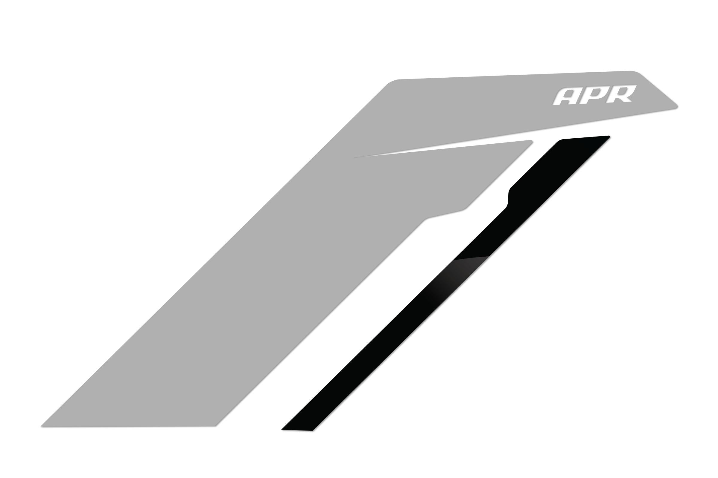 Sideburns Fender Decal Silver APR / Black Stripe APR