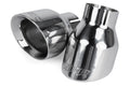 Double-Walled 4 Inch Slash-Cut Tips (Polished) Set of 2 Fits Universally on Various APR Exhaust Systems APR