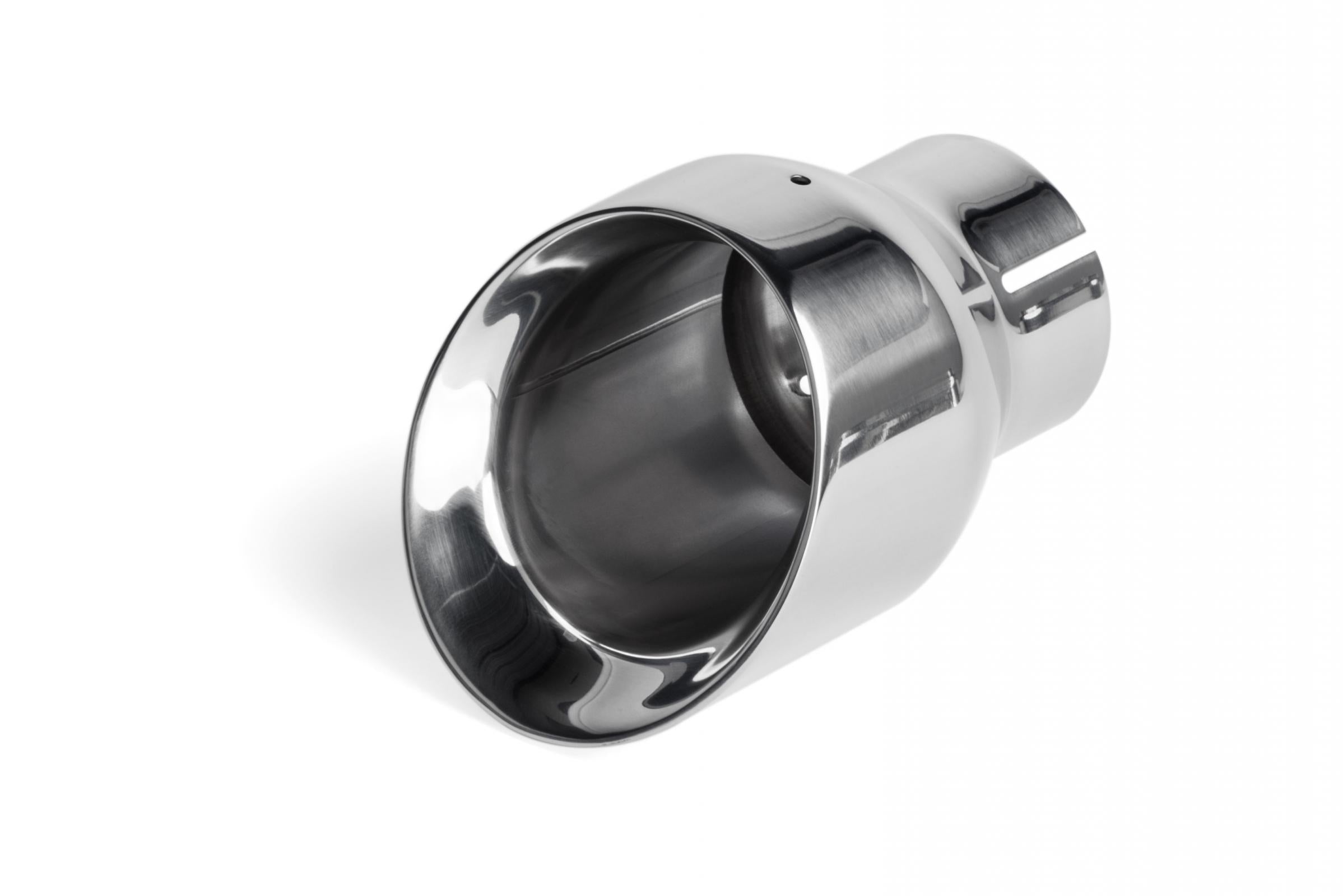 Double-Walled 4 Inch Slash-Cut Tips (Polished) Set of 2 Fits Universally on Various APR Exhaust Systems APR